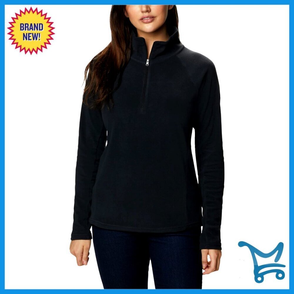 Half Zip Fleece Pullover Active Fit Lightweight Stretch Performance Outdoor Top